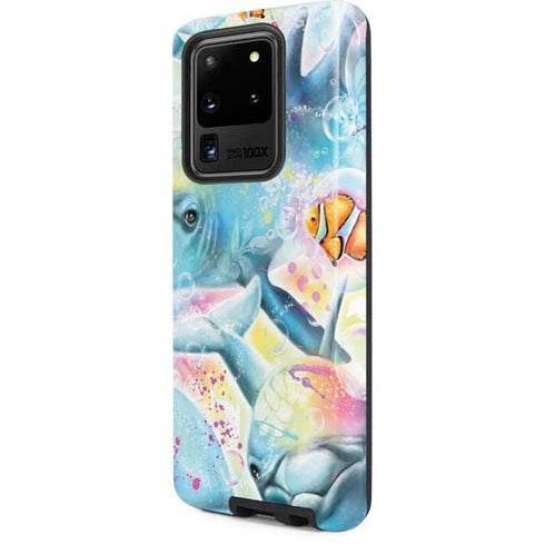 Pastel Dolphins by Sheena Pike Galaxy S20 Ultra 5G Pro Case