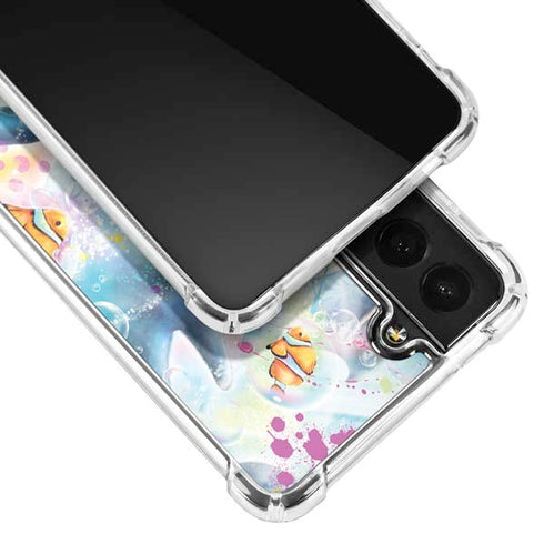 Pastel Dolphins by Sheena Pike Galaxy S21 5G Clear Case