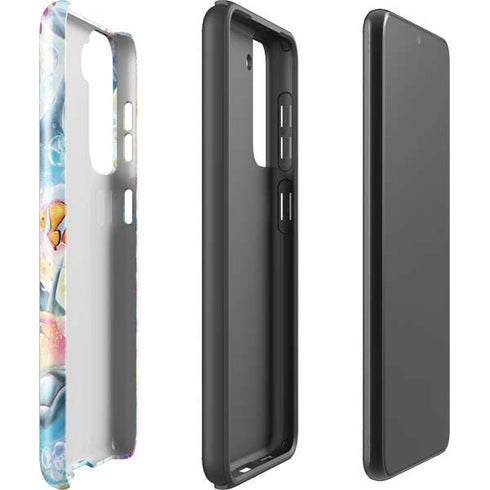 Pastel Dolphins by Sheena Pike Galaxy S21 5G Pro Case