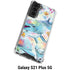 Pastel Dolphins by Sheena Pike Galaxy S21 Plus 5G Clear Case