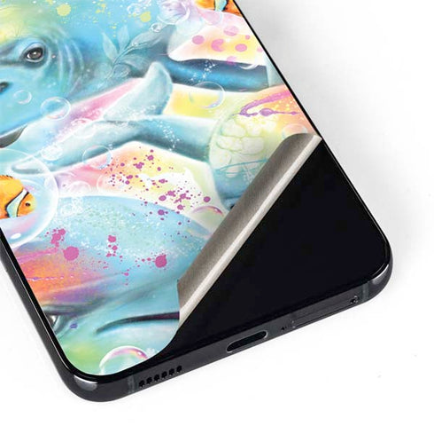 Pastel Dolphins by Sheena Pike Galaxy S22 Plus Skin