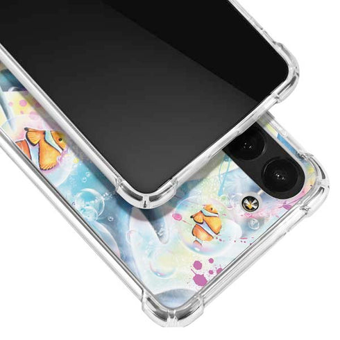 Pastel Dolphins by Sheena Pike Galaxy S23 Clear Case
