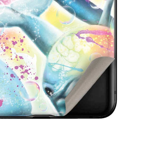 Pastel Dolphins by Sheena Pike Galaxy Z Flip Skin