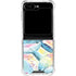 Pastel Dolphins by Sheena Pike Galaxy Z Flip5 5G Clear Case