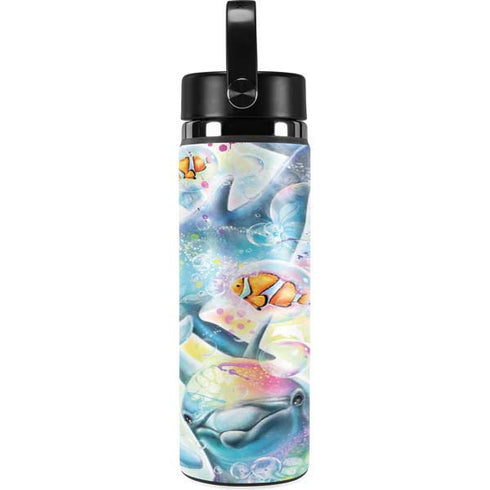 Pastel Dolphins by Sheena Pike Hydro Flask 20oz Wide Mouth Skin