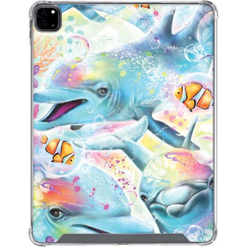 Pastel Dolphins by Sheena Pike iPad Pro 12.9in (2020) Clear Case