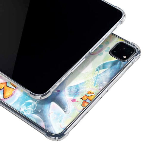 Pastel Dolphins by Sheena Pike iPad Pro 12.9in (2020) Clear Case