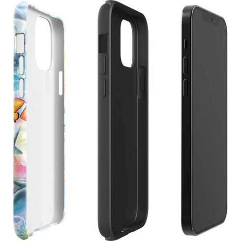 Pastel Dolphins by Sheena Pike iPhone 12 Impact Case