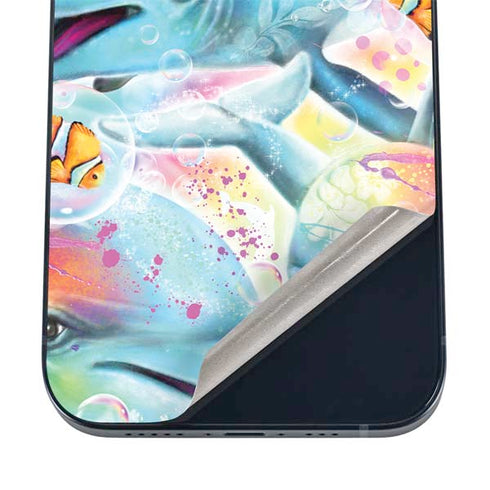 Pastel Dolphins by Sheena Pike iPhone 12 Mini Skin
