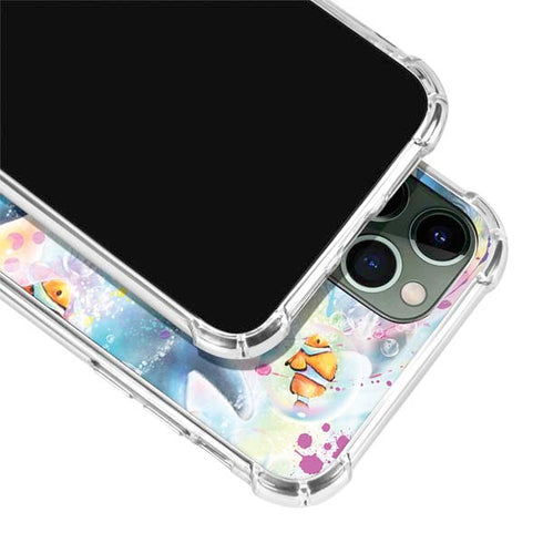 Pastel Dolphins by Sheena Pike iPhone 12 Pro Clear Case