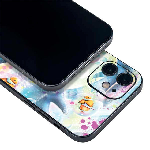 Pastel Dolphins by Sheena Pike iPhone 12 Skin