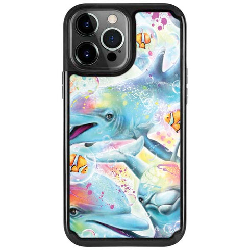 Pastel Dolphins by Sheena Pike iPhone 13 Pro Cargo Case
