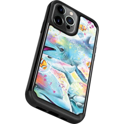 Pastel Dolphins by Sheena Pike iPhone 13 Pro Cargo Case