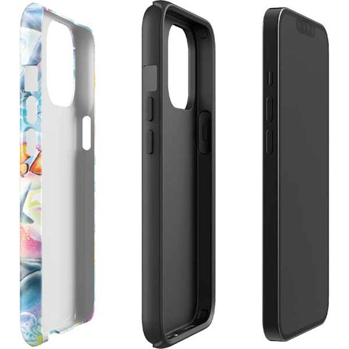 Pastel Dolphins by Sheena Pike iPhone 13 Pro Max Impact Case