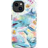 Pastel Dolphins by Sheena Pike iPhone 14 Plus Impact Case
