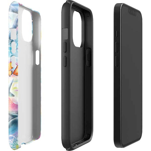Pastel Dolphins by Sheena Pike iPhone 14 Plus Impact Case