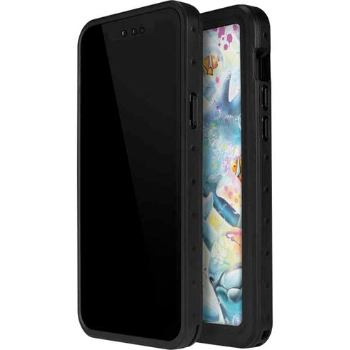 Pastel Dolphins by Sheena Pike iPhone 14 Pro Max Waterproof Case