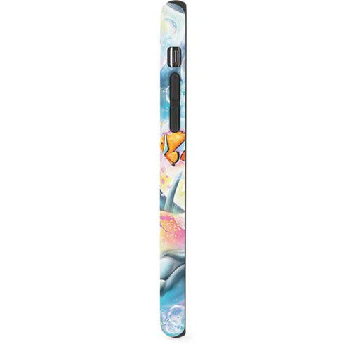 Pastel Dolphins by Sheena Pike iPhone X Pro Case