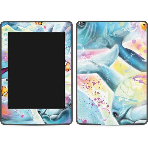 Pastel Dolphins by Sheena Pike Amazon Kindle Skin