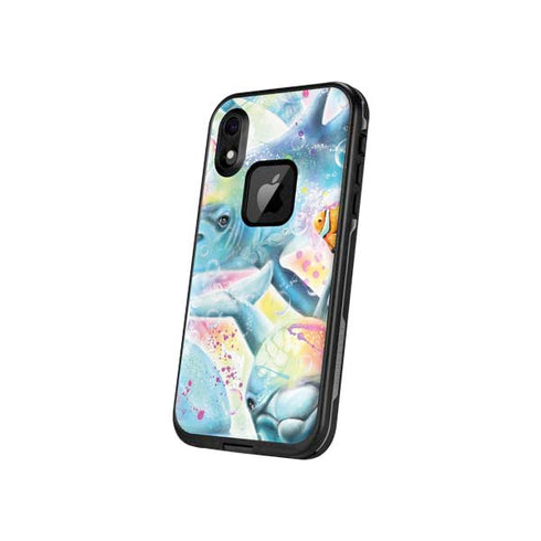 Pastel Dolphins by Sheena Pike LifeProof Fre iPhone Skin