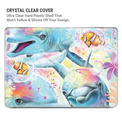 Pastel Dolphins by Sheena Pike MacBook Pro 15in (2016-19) Case plus Skin