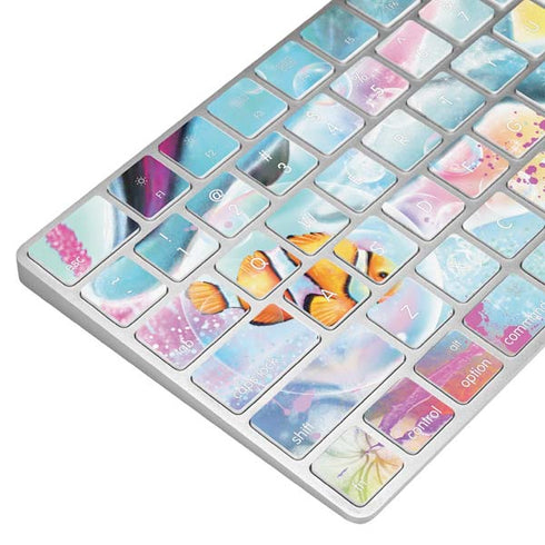 Pastel Dolphins by Sheena Pike Magic Keyboard Skin