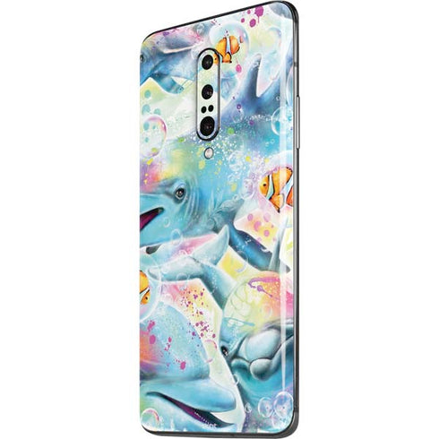 Pastel Dolphins by Sheena Pike OnePlus 7 Pro Skin