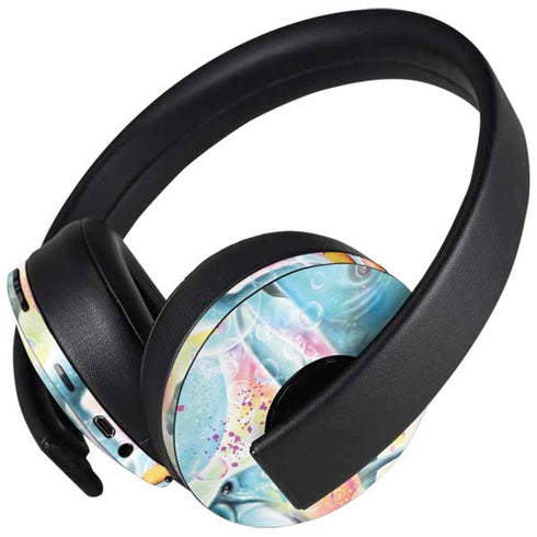 Pastel Dolphins by Sheena Pike PlayStation 4 Gold Wireless Headset Skin