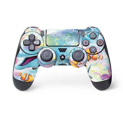 Pastel Dolphins by Sheena Pike PS4 Controller Skin