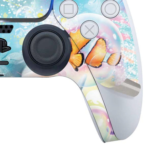 Pastel Dolphins by Sheena Pike PS5 Controller Skin