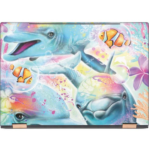 Pastel Dolphins by Sheena Pike HP Spectre Skin