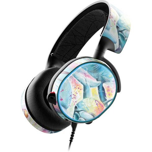 Pastel Dolphins by Sheena Pike SteelSeries Arctis 3 Skin