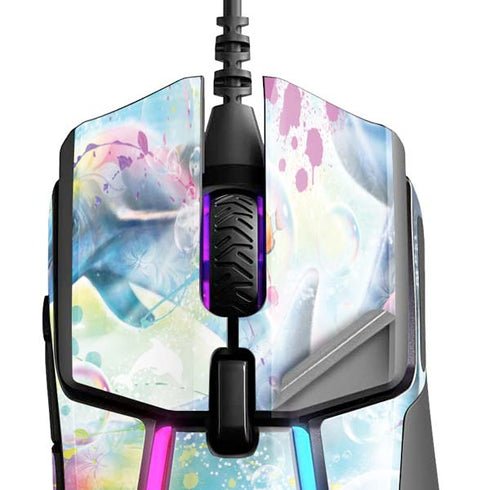 Pastel Dolphins by Sheena Pike SteelSeries Rival 600 Gaming Mouse Skin