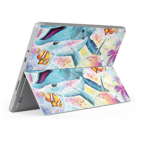Pastel Dolphins by Sheena Pike Surface Go Skin