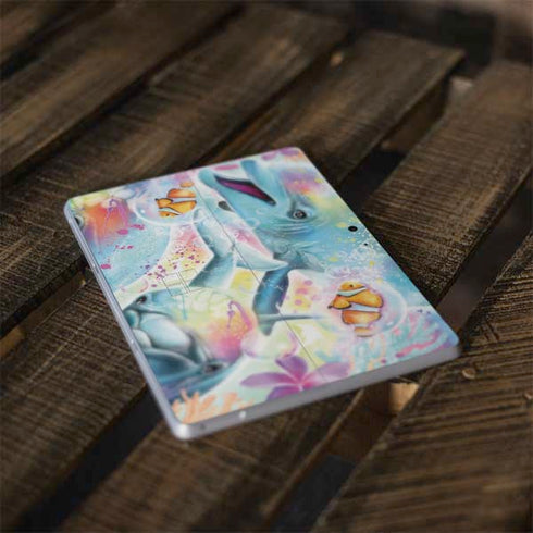Pastel Dolphins by Sheena Pike Surface Go Skin