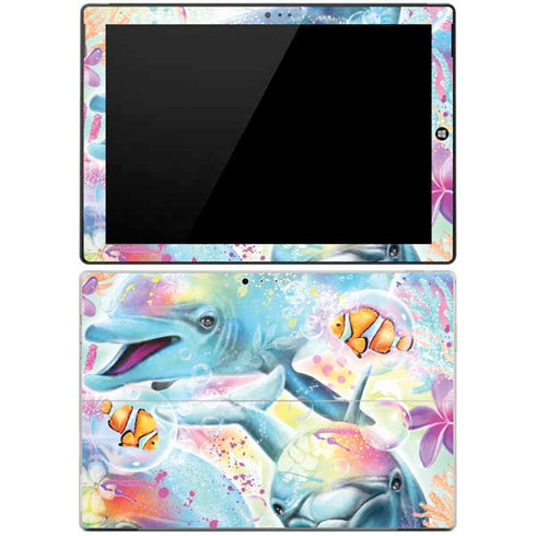 Pastel Dolphins by Sheena Pike Surface Pro 3 Skin