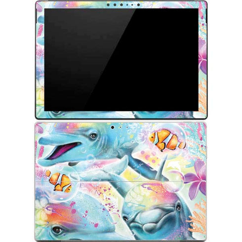 Pastel Dolphins by Sheena Pike Surface Pro 4 Skin