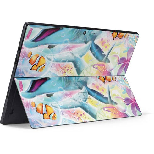 Pastel Dolphins by Sheena Pike Surface Pro 7 Skin