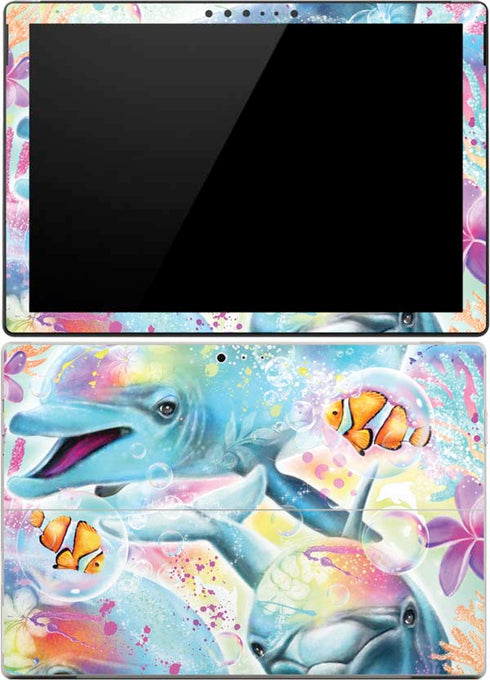 Pastel Dolphins by Sheena Pike Surface Pro (2017) Skin