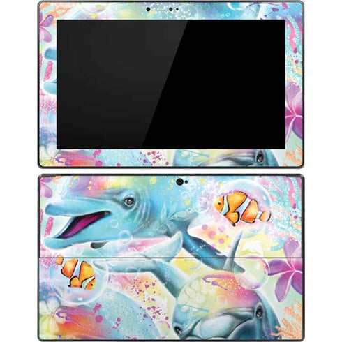 Pastel Dolphins by Sheena Pike Surface Pro Tablet Skin