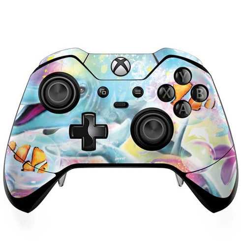 Pastel Dolphins by Sheena Pike Xbox One Elite Controller Skin