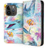 Pastel Dolphins by Sheena Pike iPhone 15 Pro Folio Case