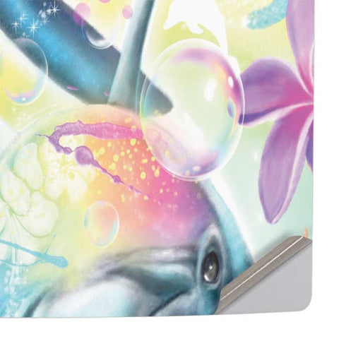 Pastel Dolphins by Sheena Pike PS5 Slim Digital Edition Console Skin