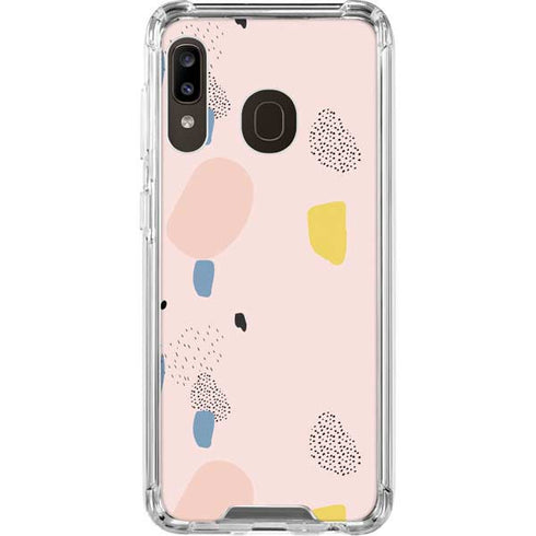 Pastel Polka Dot Galaxy A30 Clear Case