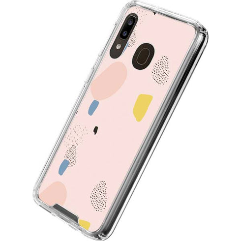 Pastel Polka Dot Galaxy A30 Clear Case