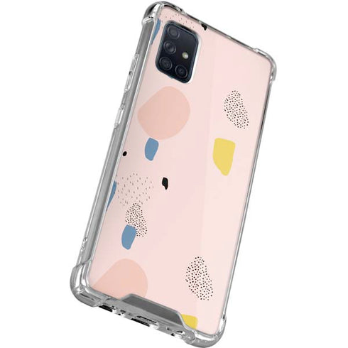 Pastel Polka Dot Galaxy A71 5G Clear Case