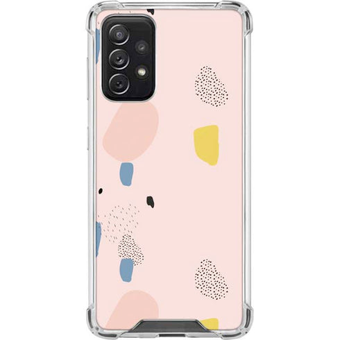 Pastel Polka Dot Galaxy A72 5G Clear Case
