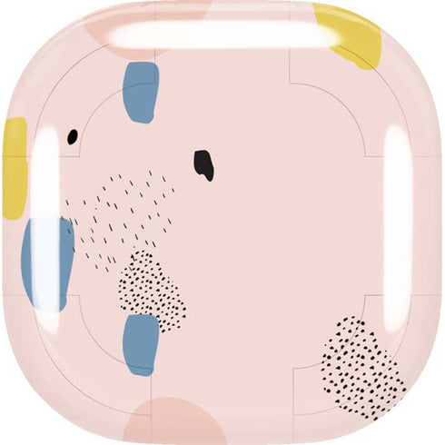 Pastel Polka Dot Galaxy Buds Live Skin