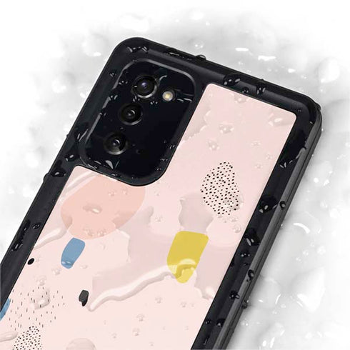 Pastel Polka Dot Galaxy Note20 5G Waterproof Case