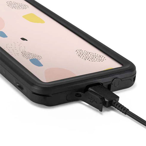 Pastel Polka Dot Galaxy S20 Waterproof Case